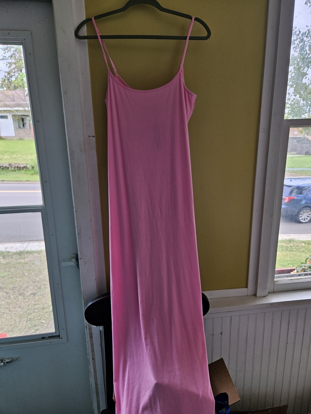 SKIMS  Long Slip Dress Cotton Candy 3X NWT